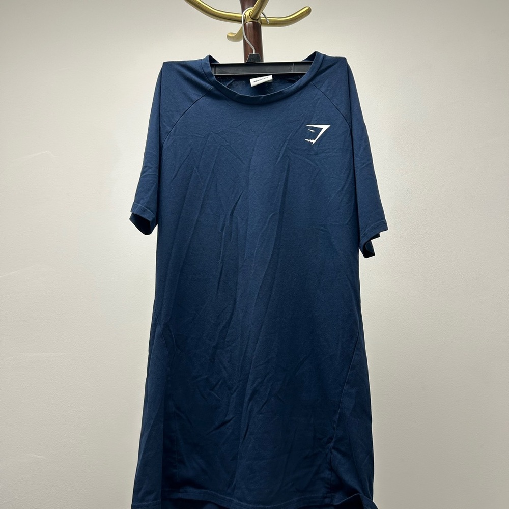 Gymshark Men's Deep Blue Short Sleeve Tee